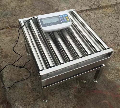 100kg輸送滾筒電子秤廠家 100公斤不銹鋼滾輪電子秤價(jià)格